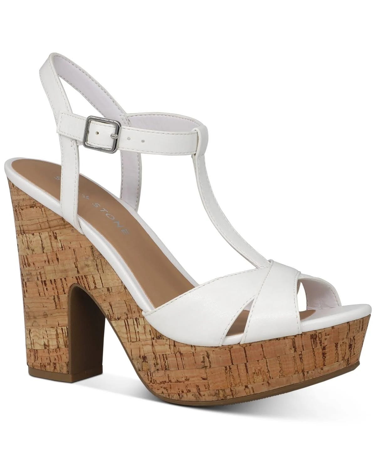 Modern White High Heel Sandals for Dressy Occasions | Image