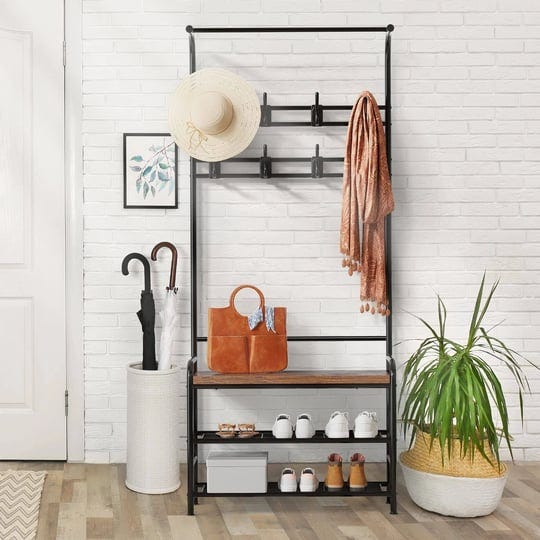 idealhouse-narrow-hall-tree-storage-bench-for-entryway-coat-rack-shoe-bench-4-in-1-coat-rack-with-be-1