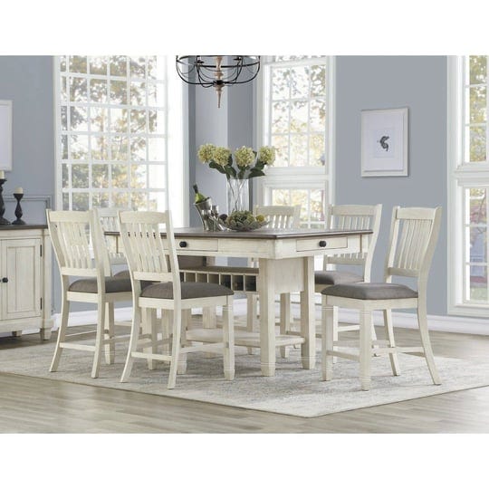 jasmoder-antique-white-contemporary-modern-dining-room-set-with-rectangular-table-seats-6-in-clear-b-1