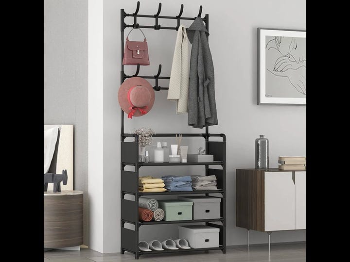 ydtreils-hall-tree-with-coat-and-shoe-rack-entryway-coat-rack-with-bench-hooks-and-4-tier-shoe-rackb-1