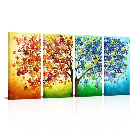 kreative-arts-4-seasons-colorful-lucky-tree-painting-canvas-wall-art-abstract-contemporary-oil-paint-1