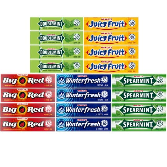 wrigleys-doublemint-spearmint-juicy-fruit-big-red-winterfresh-chewing-gum-4-packs-of-each-5-flavors--1