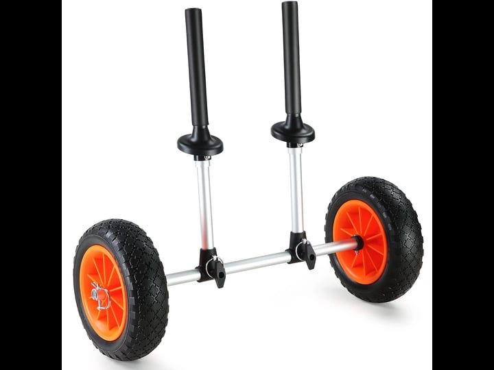 vevor-heavy-duty-kayak-cart-280lbs-load-capacity-detachable-canoe-trolley-cart-with-10-solid-tires-a-1