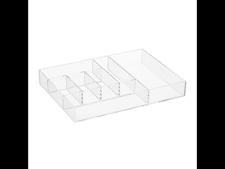 x-large-7-section-makeup-tray-clear-14-1-4-x-10-1-2-x-2-h-the-container-store-1