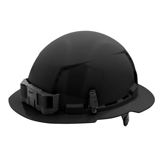 milwaukee-48-73-1231-black-full-brim-vented-hard-hat-with-6pt-ratcheting-suspension-type-1-class-c-1