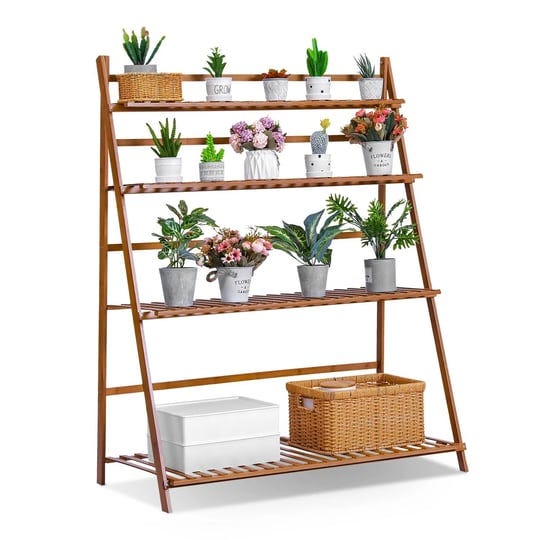 monibloom-bamboo-4-tiers-folding-plant-stand-portable-flower-display-shelf-rack-brown-for-yard-1