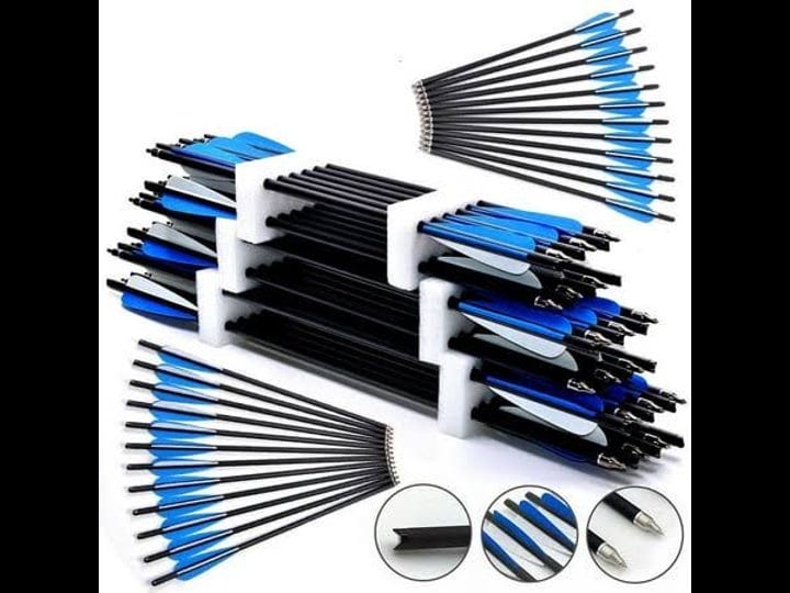 12pcs-20-inch-carbon-bolts-crossbow-arrows-with-tpu-vanes-screw-in-arrowhead-tip-carbon-shaft-crossb-1