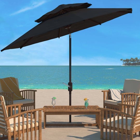 safavieh-9-ft-lorenia-double-top-umbrella-black-1