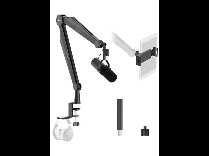 ixtech-microphone-boom-arm-mic-arm-for-blue-yeti-shure-sm7b-hyperx-quadcast-rode-at2020-and-fifine-m-1
