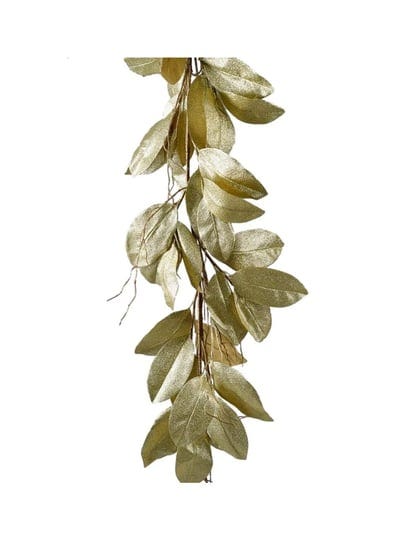 serene-spaces-living-55in-long-glitter-gold-magnolia-leaf-garland-ideal-to-hang-at-wedding-store-dis-1