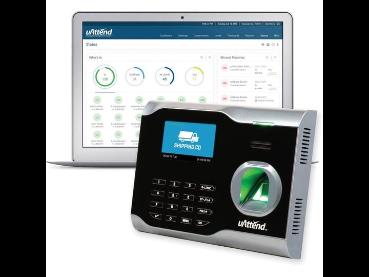 uattend-bn6000-biometric-fingerprint-time-clock-1
