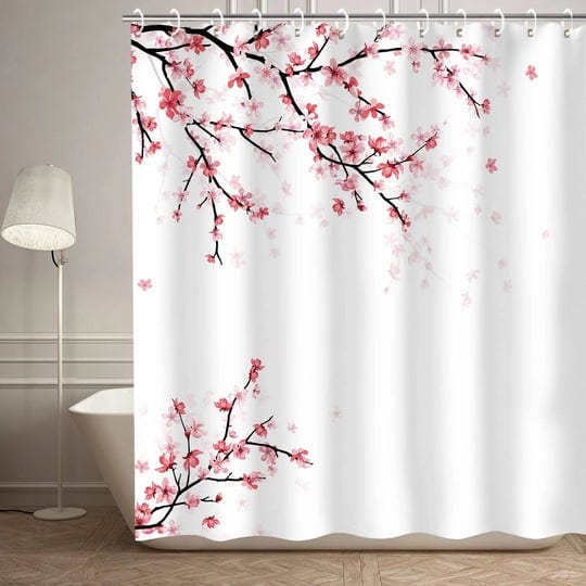 livilan-cherry-blossom-shower-curtain-pink-floral-shower-curtain-with-12-hooks-sakura-fabric-bath-cu-1