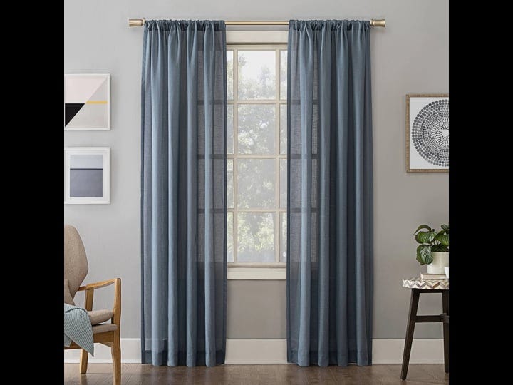 no-918-amalfi-54-x-63-linen-blend-textured-sheer-rod-pocket-curtain-panel-denim-1