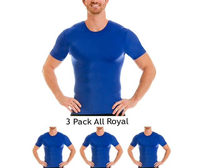 insta-slim-mens-3-pack-active-compression-short-sleeve-crewnecks-large-1