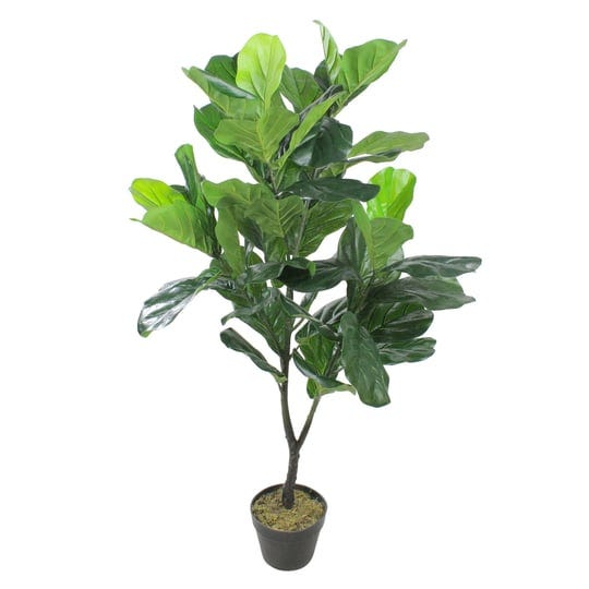 northlight-49-inch-two-tone-green-wide-fiddle-leaf-artificial-potted-floor-plant-1