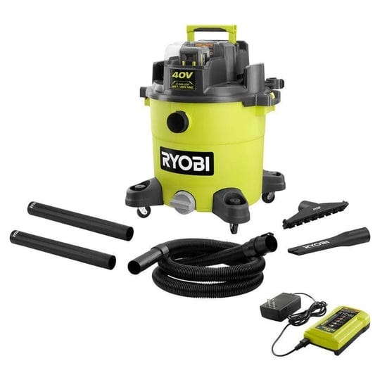 ryobi-ry40wd01k-40v-10-gal-cordless-wet-dry-vacuum-kit-with-40v-4-0-ah-battery-and-40v-charger-1