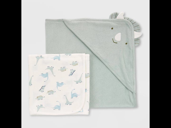 carters-just-one-you-baby-boys-dino-hooded-bath-towel-sage-green-1