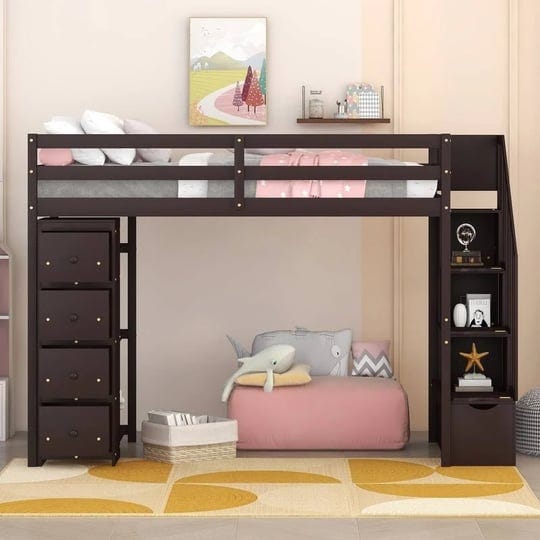 94-twin-loft-bed-with-storage-drawers-and-stairs-black-1