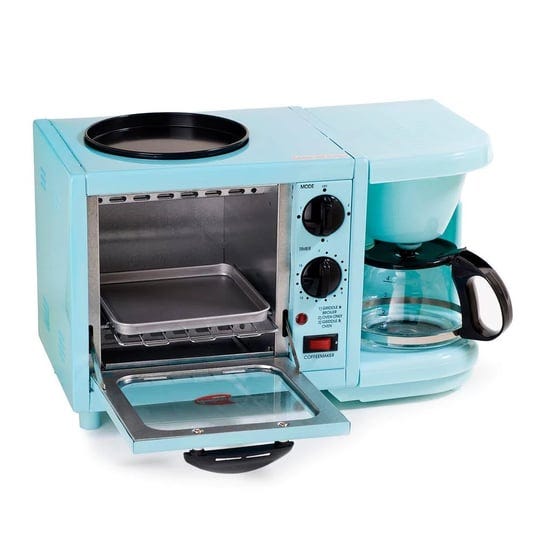 americana-by-elite-3-in-1-mini-breakfast-shoppe-coffee-toaster-oven-griddle-ebk-200bl-blue-1