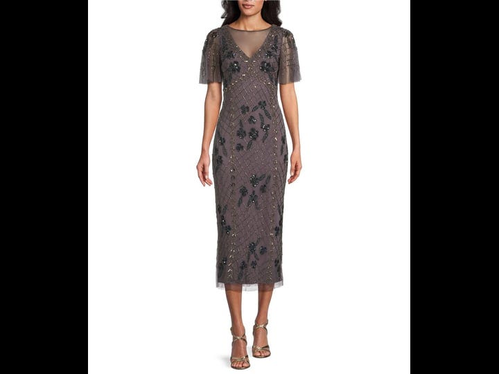 adrianna-papell-petite-beaded-flutter-sleeve-column-gown-moonscape-size-6p-1