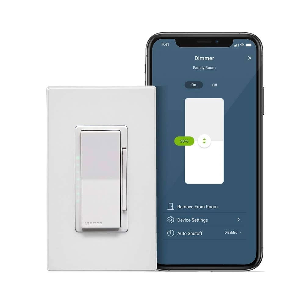 Leviton 2nd Gen Decora Smart Wi-Fi Dimmer Switch (Leviton Smart Switch) | Image