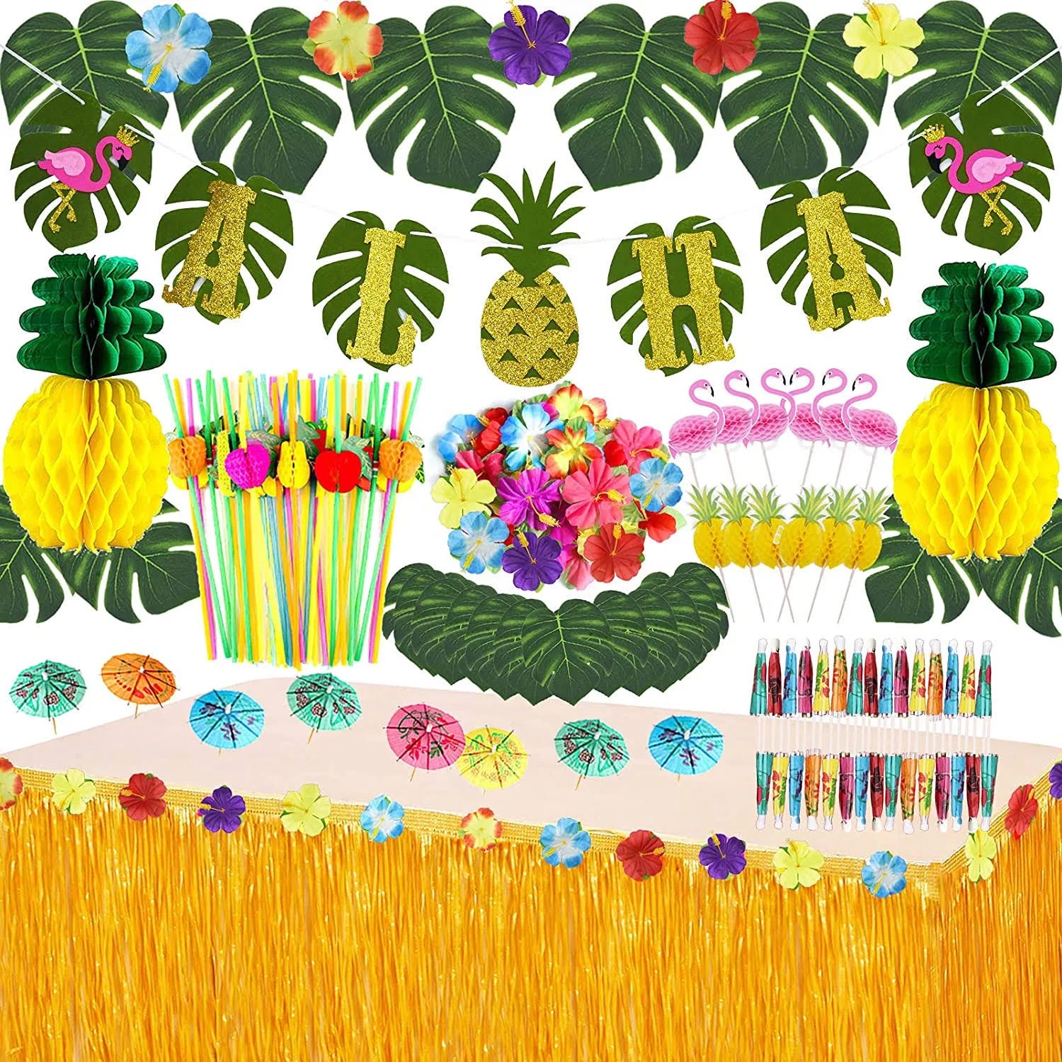 Hawaiian Luau Party Decoration Kit | Image