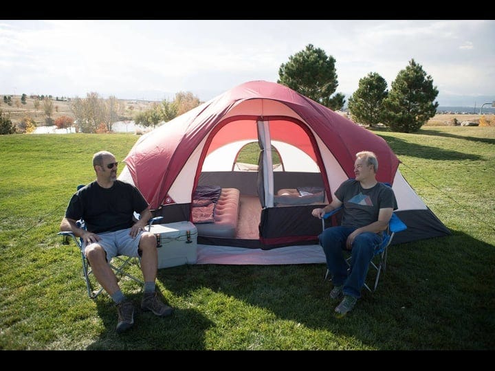 ozark-trail-8-person-modified-dome-tent-with-rear-window-red-115-sq-ft-new-1