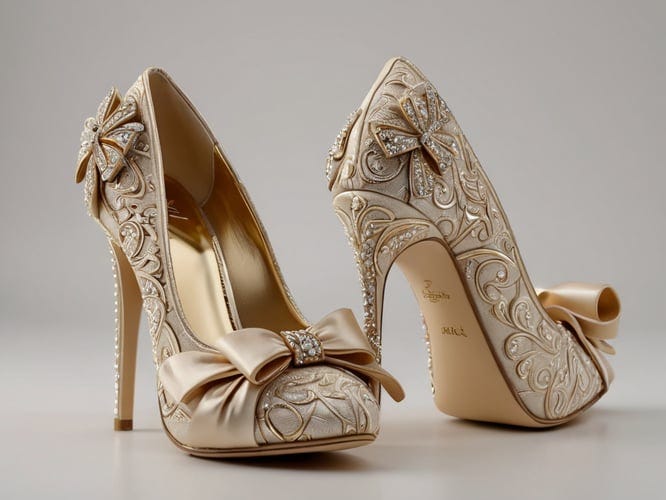 Heels-With-Diamond-Bow-1