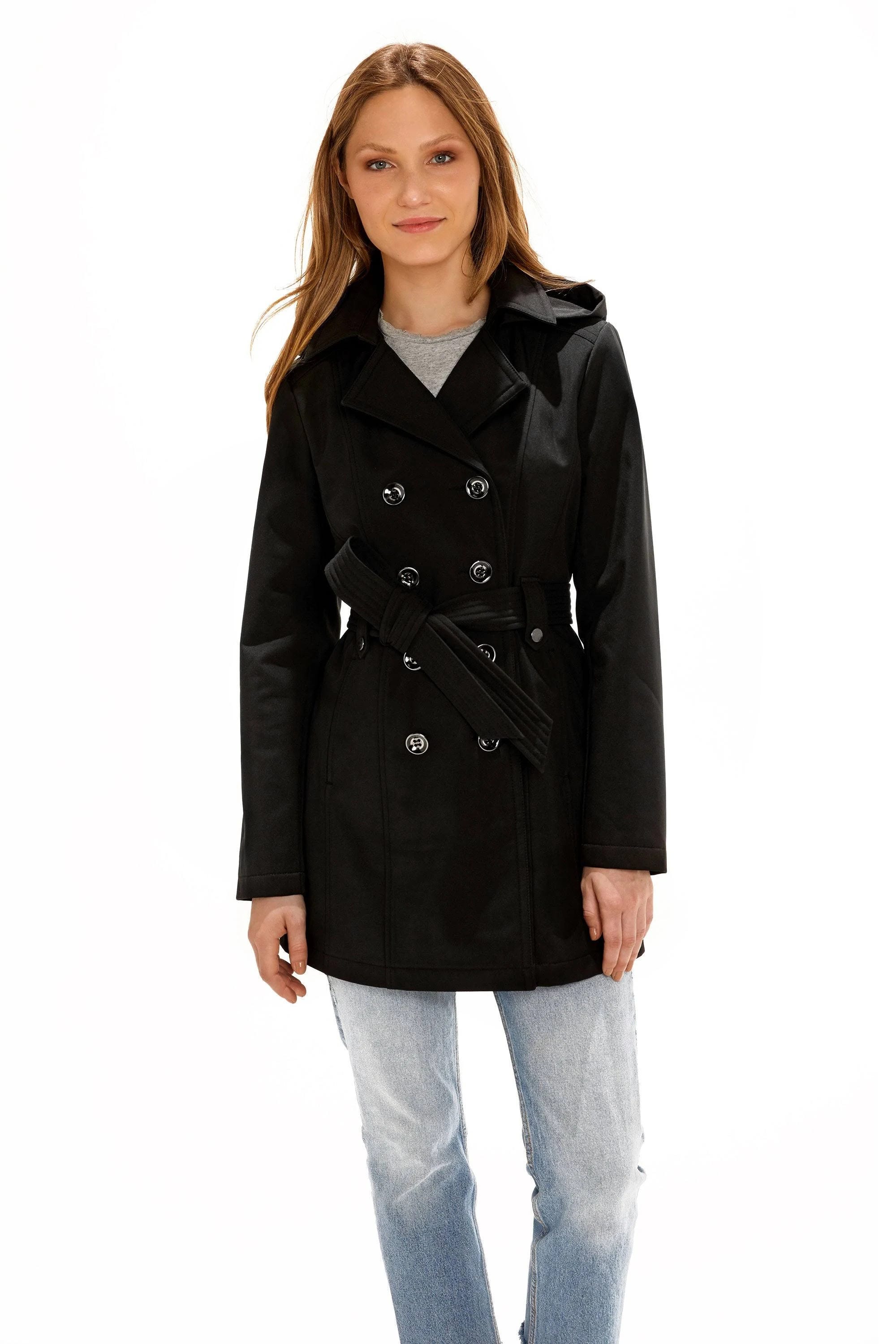 Women's Water-Resistant Trench Coat for Rainy Days | Image
