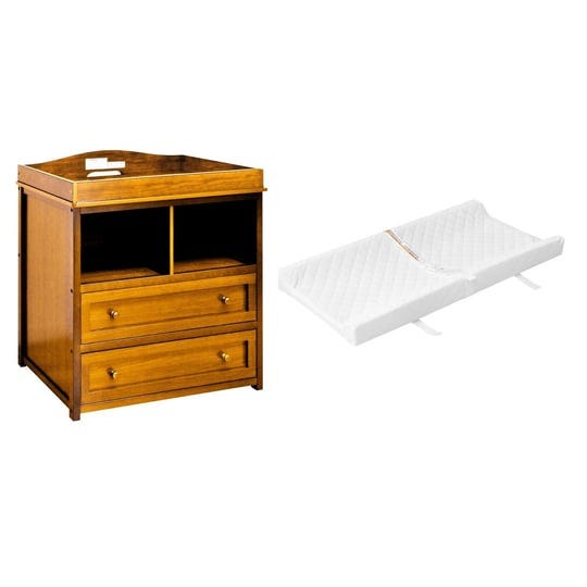 afg-leila-2-drawer-changing-table-with-contoured-changing-pad-pecan-1