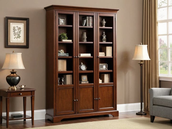 Narrow-Bookcase-With-Doors-2