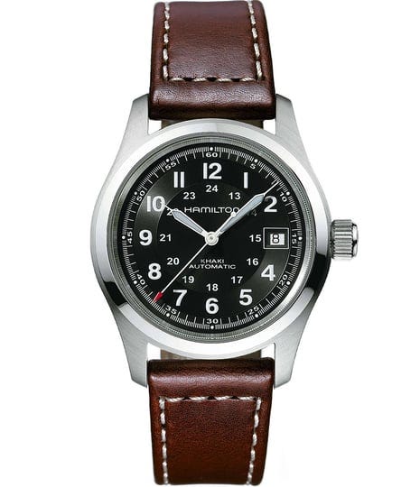 hamilton-h70455533-mens-khaki-field-leather-automatic-watch-brown-1