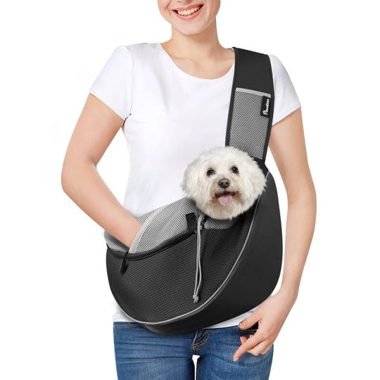 pawaboo-dog-sling-carrier-dog-papoose-with-zipper-touch-pocket-hand-free-breathable-mesh-puppy-carri-1