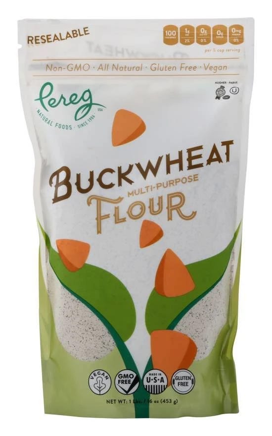 Versatile 1 lb Buckwheat Flour for Gluten-Free Baking | Image