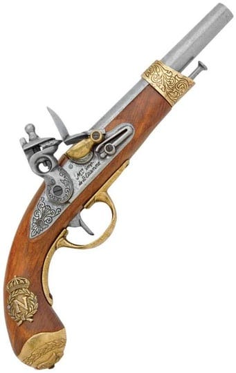 napoleons-grey-and-brass-flintlock-pistol-by-medieval-collectibles-1