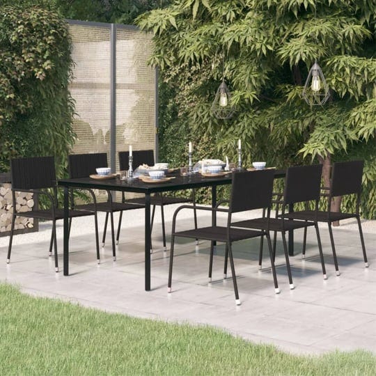 vidaxl-patio-dining-table-black-78-7x39-4x29-1-steel-and-glass-1