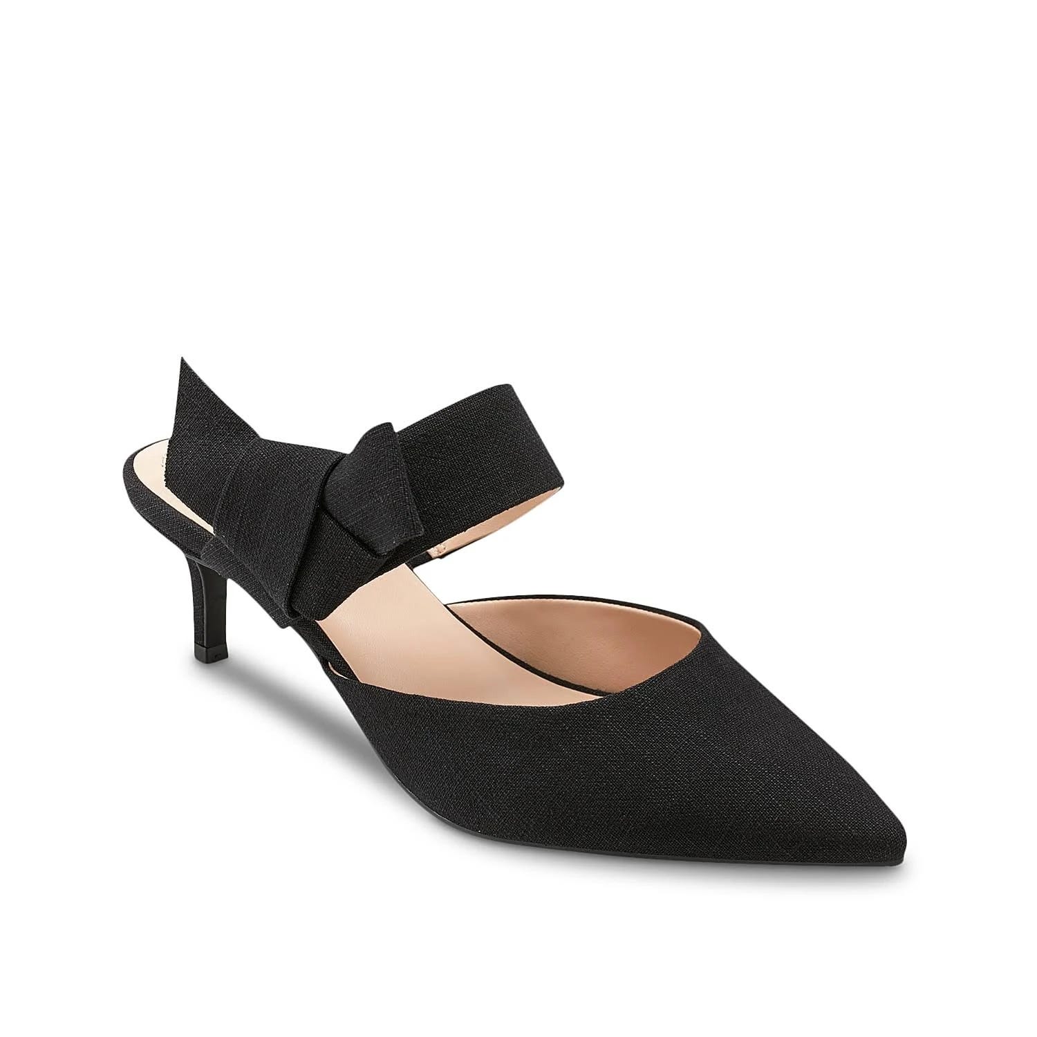 Formal Millie Mule Pumps in Black | Image