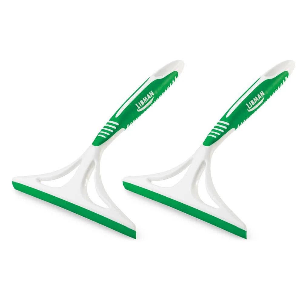 2-Pack 8 in. Window and Shower Squeegee with 9 in. Handle | Image