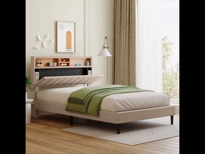 merax-modern-upholstered-bed-frame-with-storage-headboard-and-usb-port-beige-1