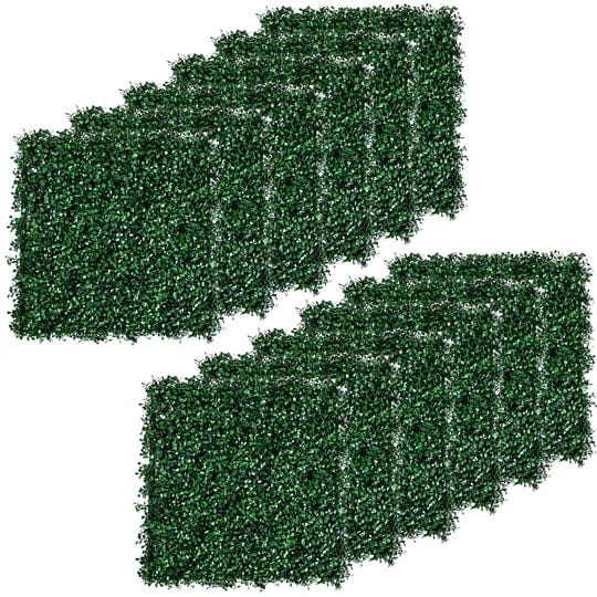 outsunny-12-pcs-artificial-boxwood-panels-topiary-wall-greenery-backdrop-privacy-hedge-screen-4-laye-1