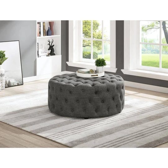 best-master-furniture-sh002-grey-linen-round-ottoman-anderson-modern-g-1