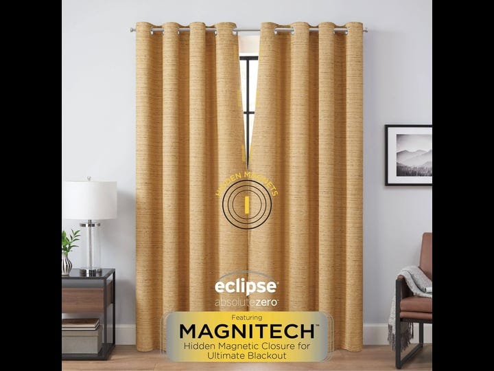 eclipse-magnitech-branson-stripe-100-blackout-grommet-magnetic-closure-window-curtain-panel-yellow-5-1