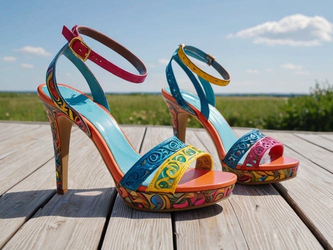 Colorful-Heeled-Sandals-1