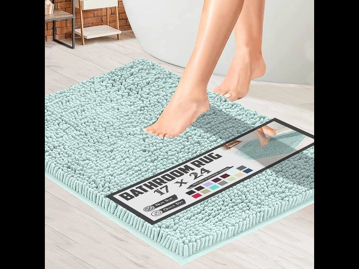 mayshine-bathroom-rugs-chenille-microfiber-bath-mats-spa-blue17x24-inch-size-17-x-25