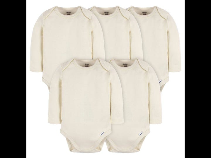 gerber-5-pack-baby-natural-premium-long-sleeve-onesies-bodysuits-18mo-1