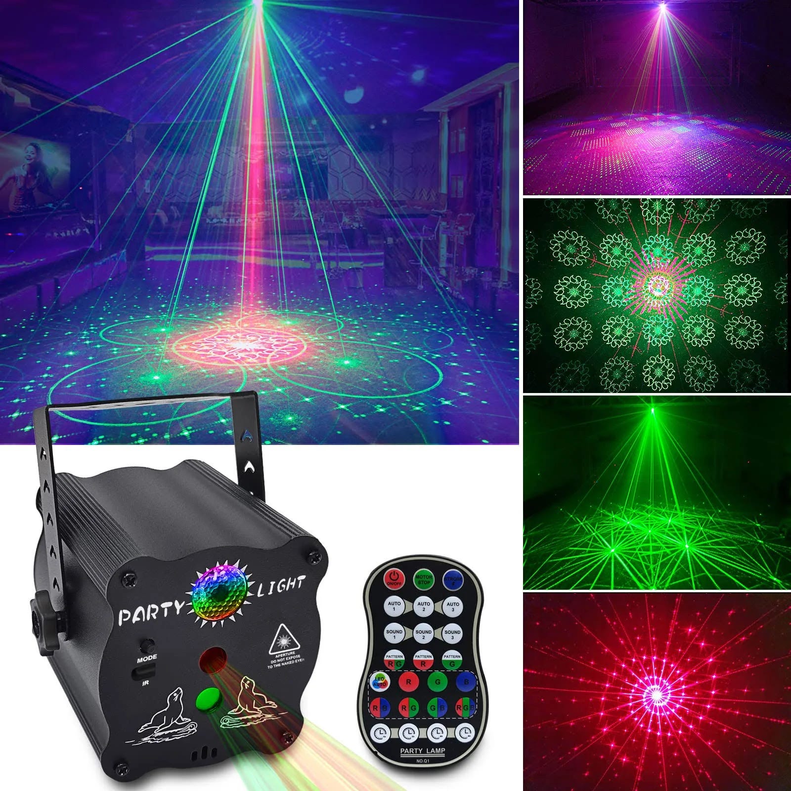 Dance Party Light for Karaoke, Living Room, Pub: Ljnyiwan Sound-Activated | Image