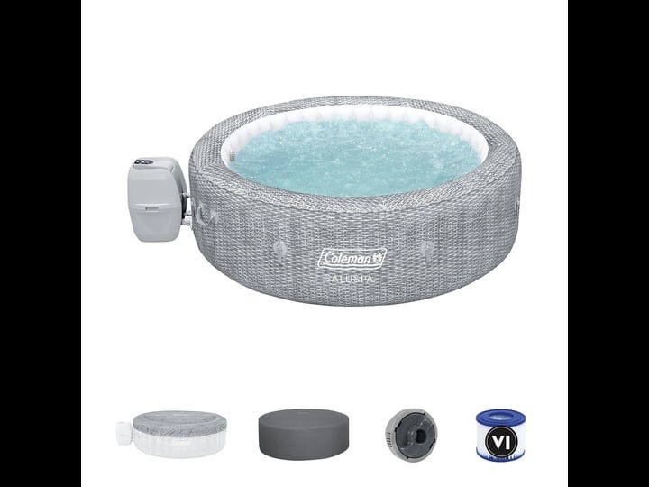 coleman-sicily-saluspa-7-person-180-airjet-inflatable-hot-tub-spa-gray-1