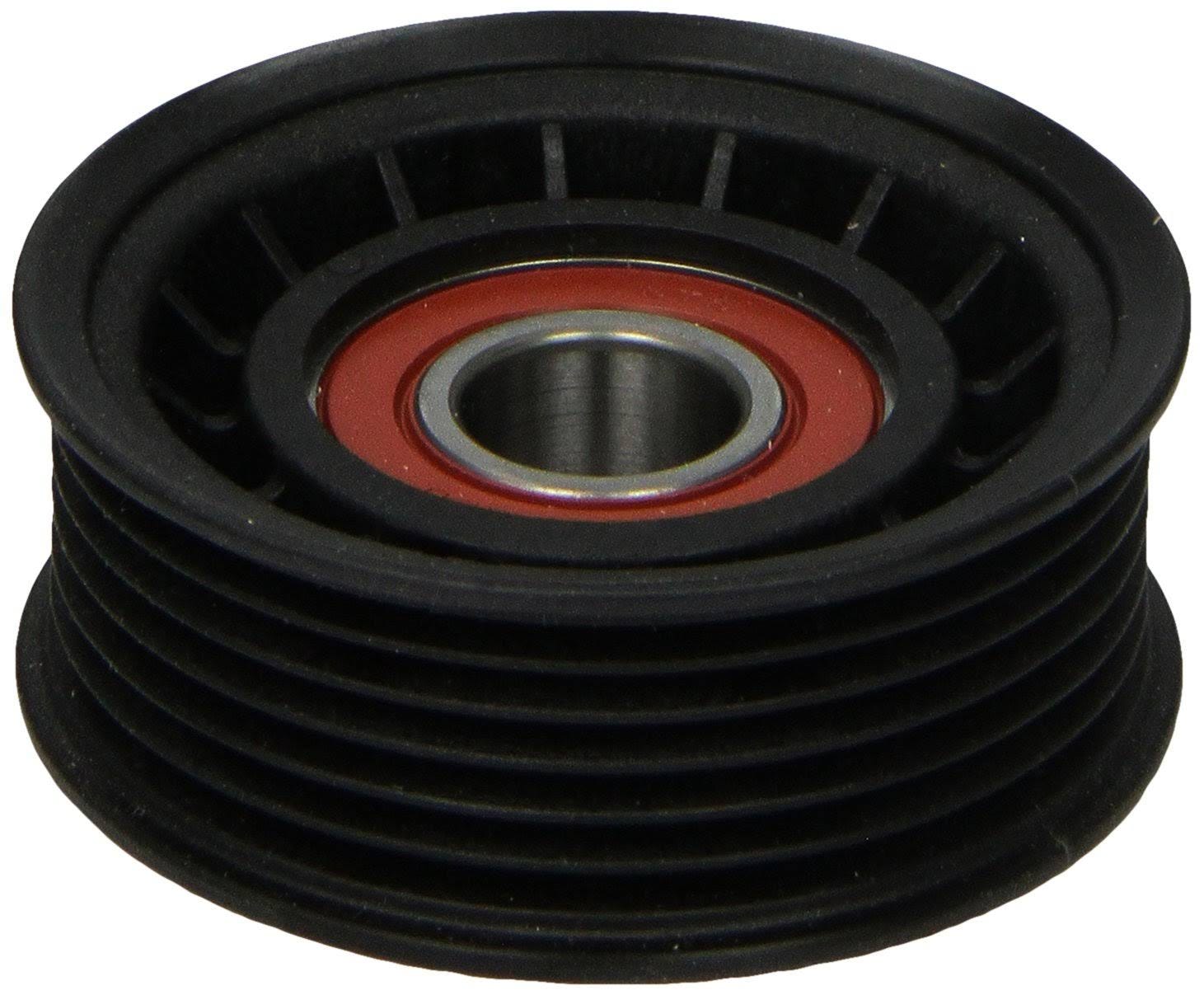 Dayco 89015 Idler Pulley (Glass-Filled Polymer) with Lubricated Ball Bearings and High-Temp Seals | Image