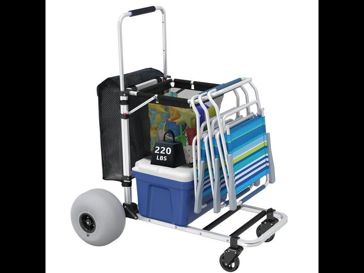 gdlf-foldable-beach-cart-with-adjustable-handle-and-12-balloon-wheels-heavy-duty-aluminum-220lbs-cap-1