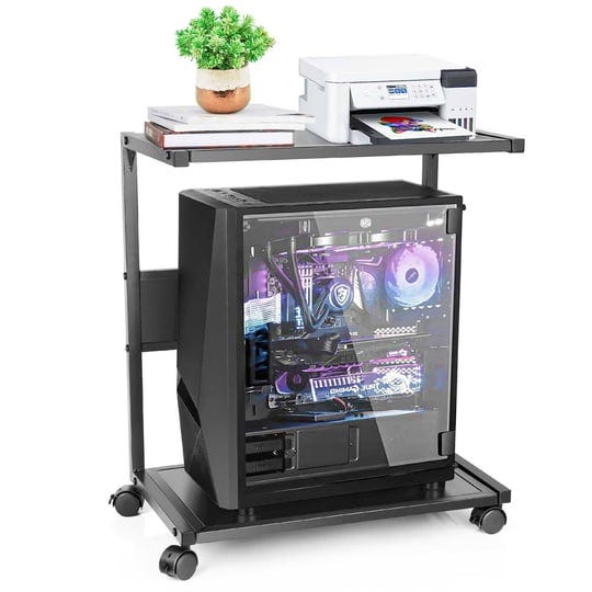 bfttlity-computer-tower-stand-iron-pc-stand-2-tier-cpu-stand-with-locking-caster-wheels-suitable-for-1